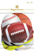 Sports Collection Sports Balls Die Cut Sticker Pack by Paper House Productions - 24 Pieces