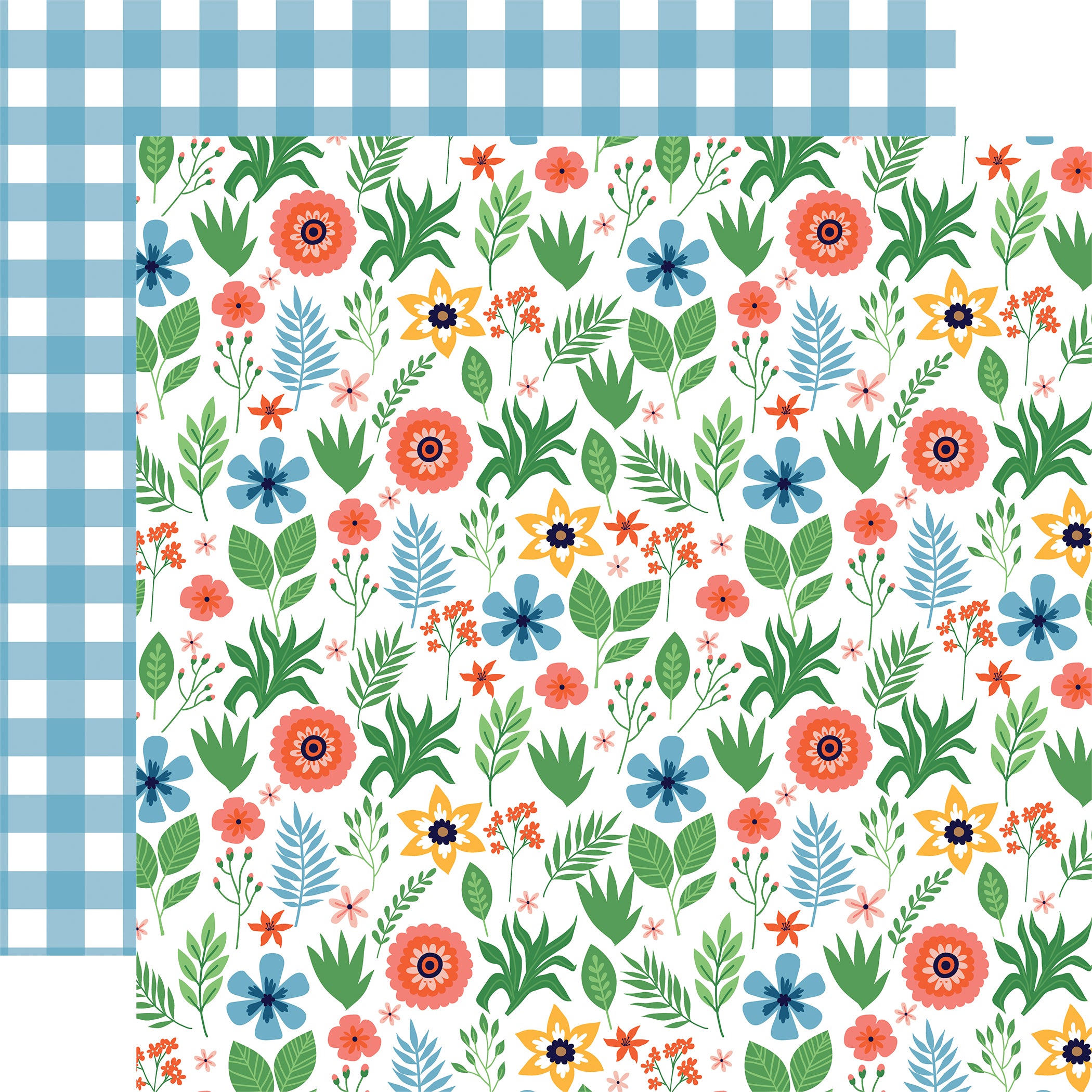 Summertime Scrapbook Paper & Sticker Collection Kit by Echo Park Paper - 13 Pieces