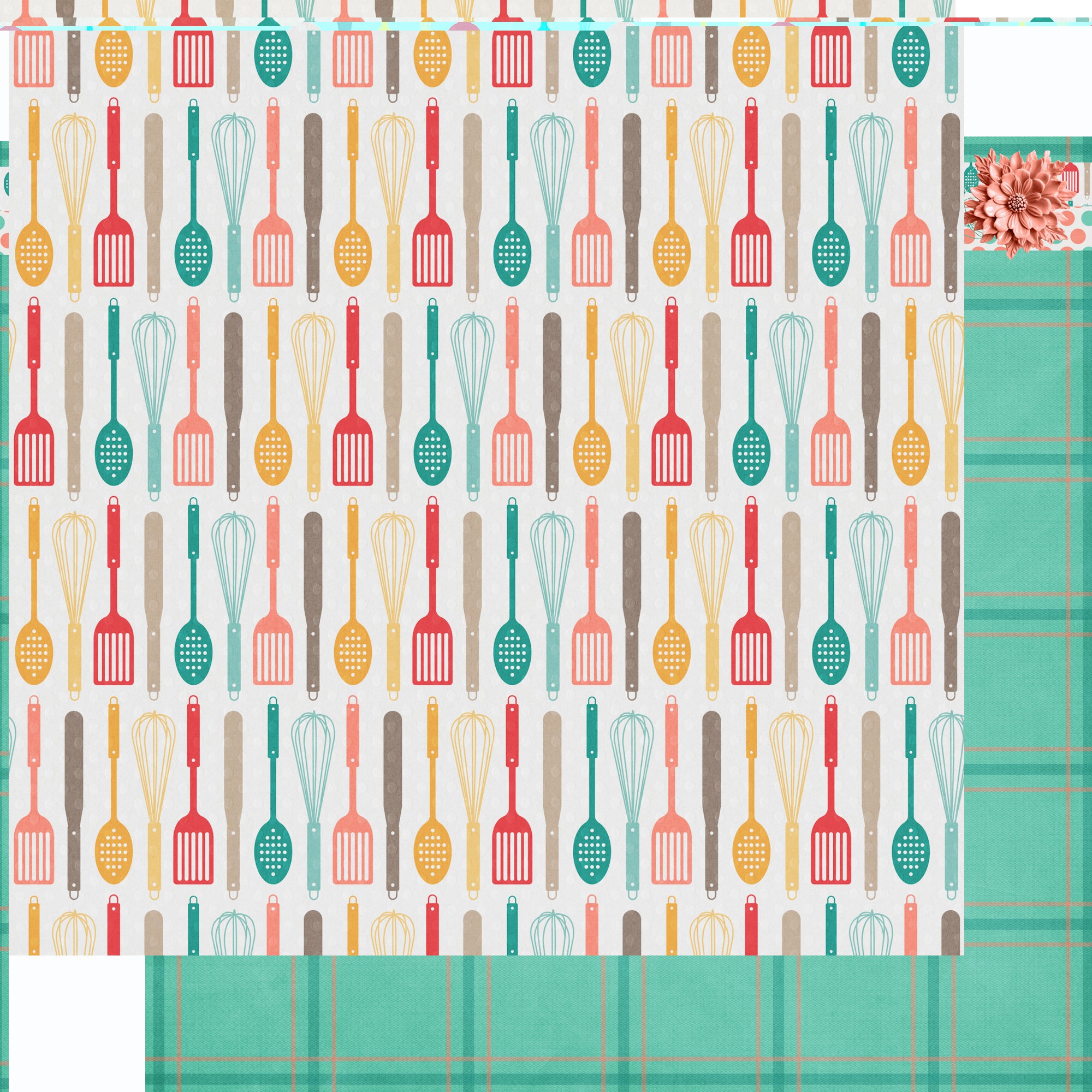 Stir It Up 12 x 12 Scrapbook Paper & Embellishment Kit by SSC Designs
