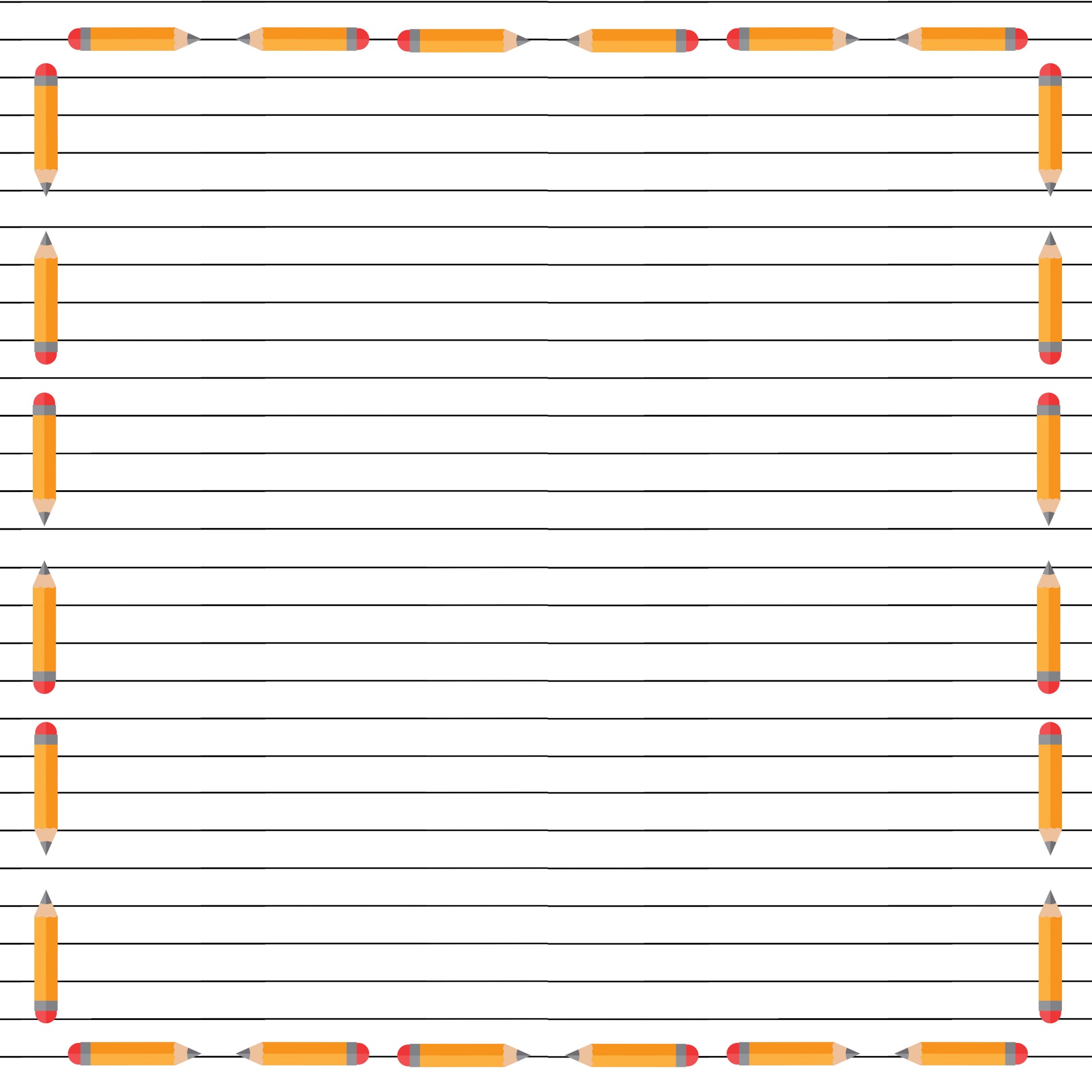 School Years Collection 7th Grade 12 x 12 Double-Sided Scrapbook Paper by SSC Designs