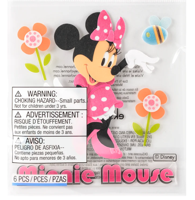 Disney Minnie Mouse Collection 3D Scrapbook Embellishment by EK Success