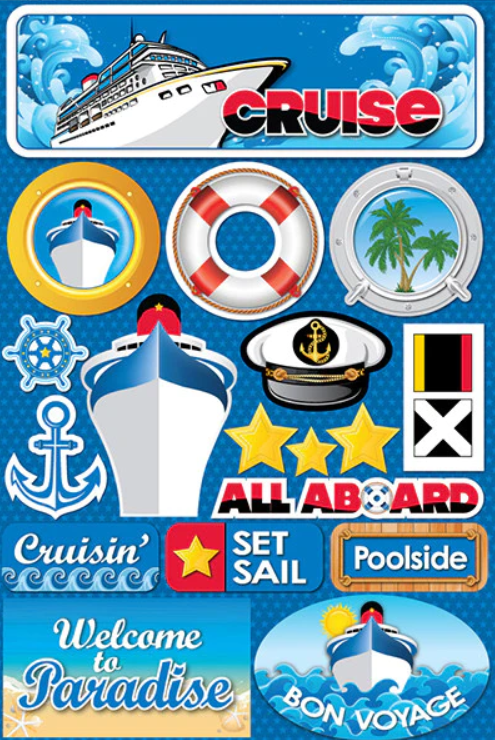 Signature Series Collection Cruise 5 x 7 Scrapbook Embellishment by Reminisce