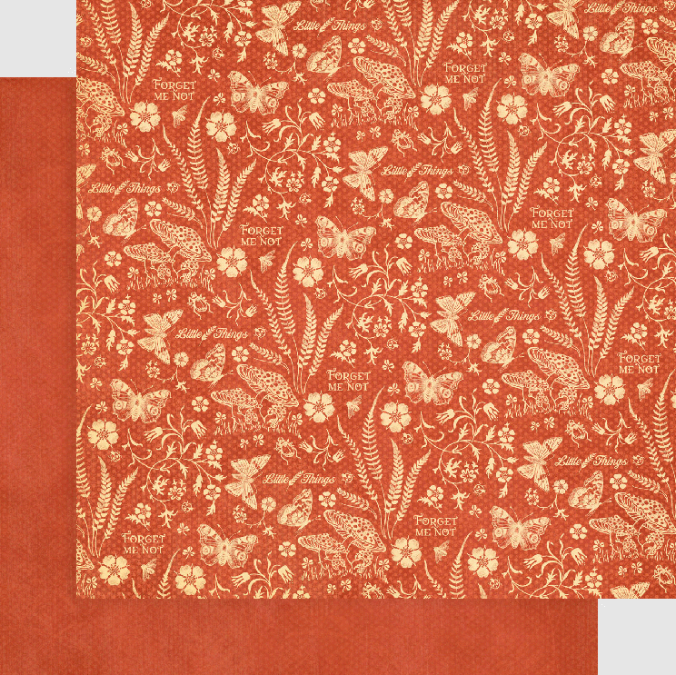 Little Things Collection 12 x 12 Patterns & Solids Scrapbook Paper Pack by Graphic 45