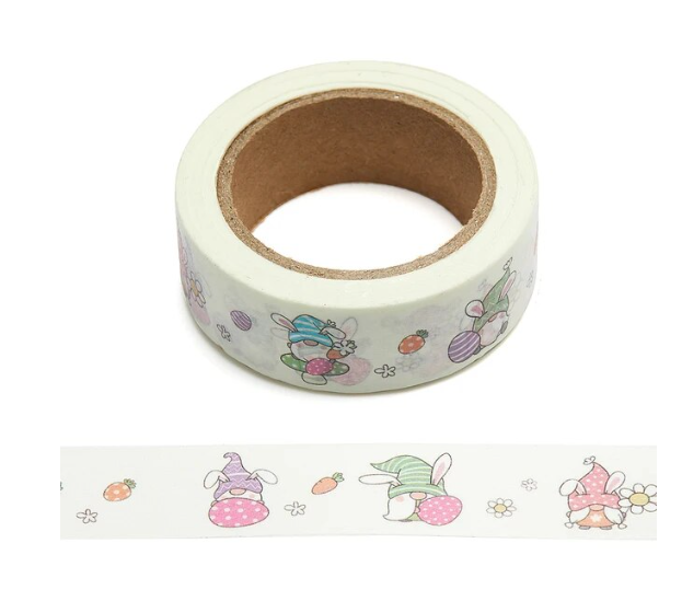 TW Collection Easter Gnomes Decorative Scrapbook Washi Tape by SSC Designs