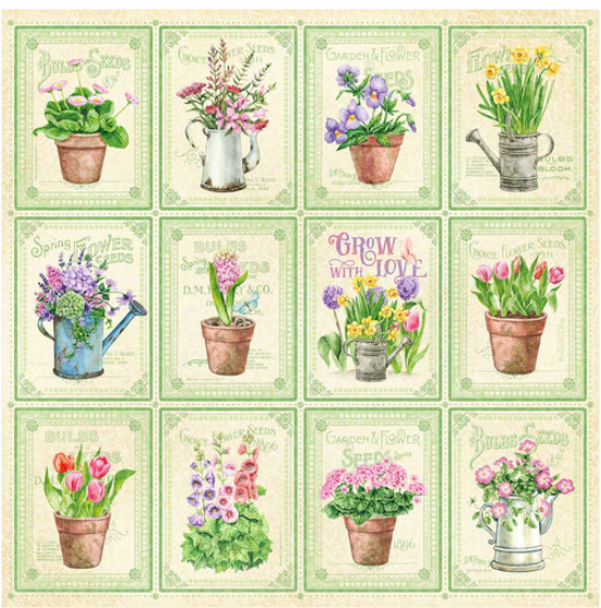 Grow With Love Collection Flower Child 12 x 12 Double-Sided Scrapbook Paper by Graphic 45