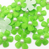 Pearl Petals Collection Green 1" Fabric Flowers with Pearl - Pkg. of 20
