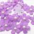 Pearl Petals Collection purple" Fabric Flowers with Pearl - Pkg. of 20