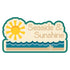 Seaside & Sunshine 3.75 x 7 Laser Cut Scrapbook Embellishment by SSC Laser Designs