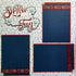 Snow Much Fun (2) - 12 x 12 Pages, Fully-Assembled & Hand-Crafted 3D Scrapbook Premade by SSC Designs