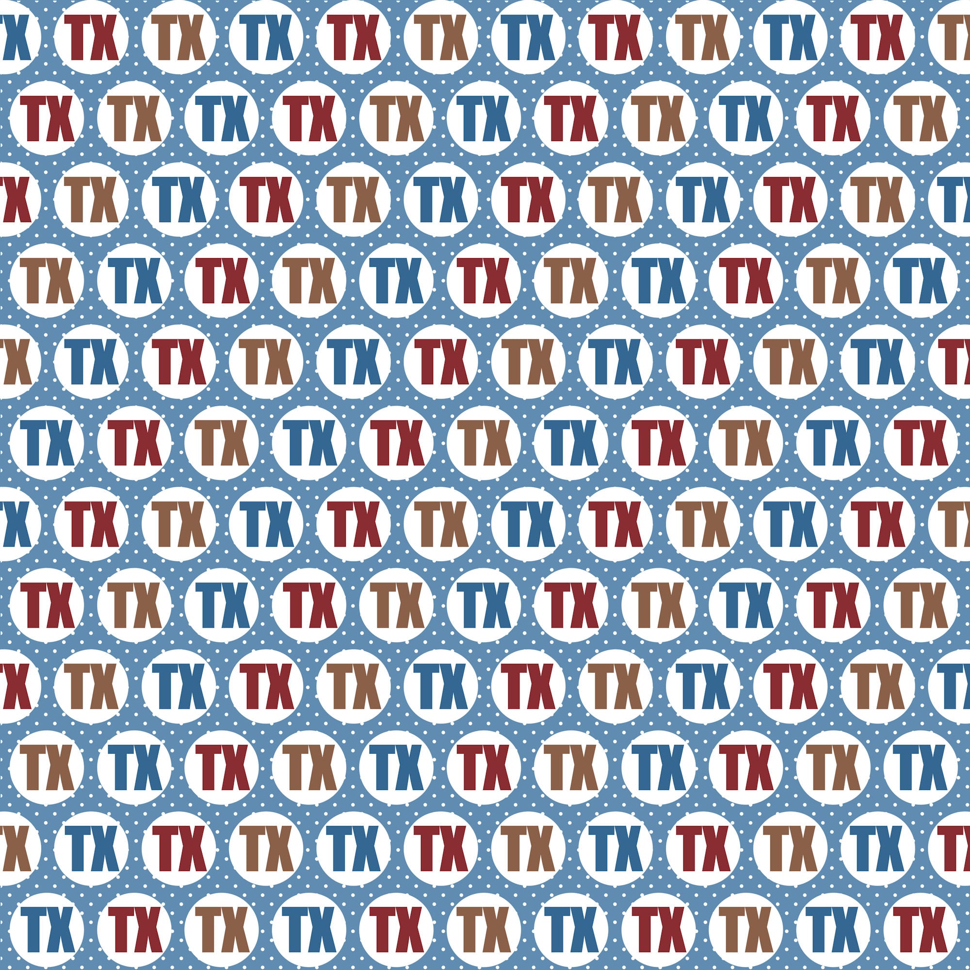 Texas Collection All Around Texas 12 x 12 Double-Sided Scrapbook Paper by SSC Designs