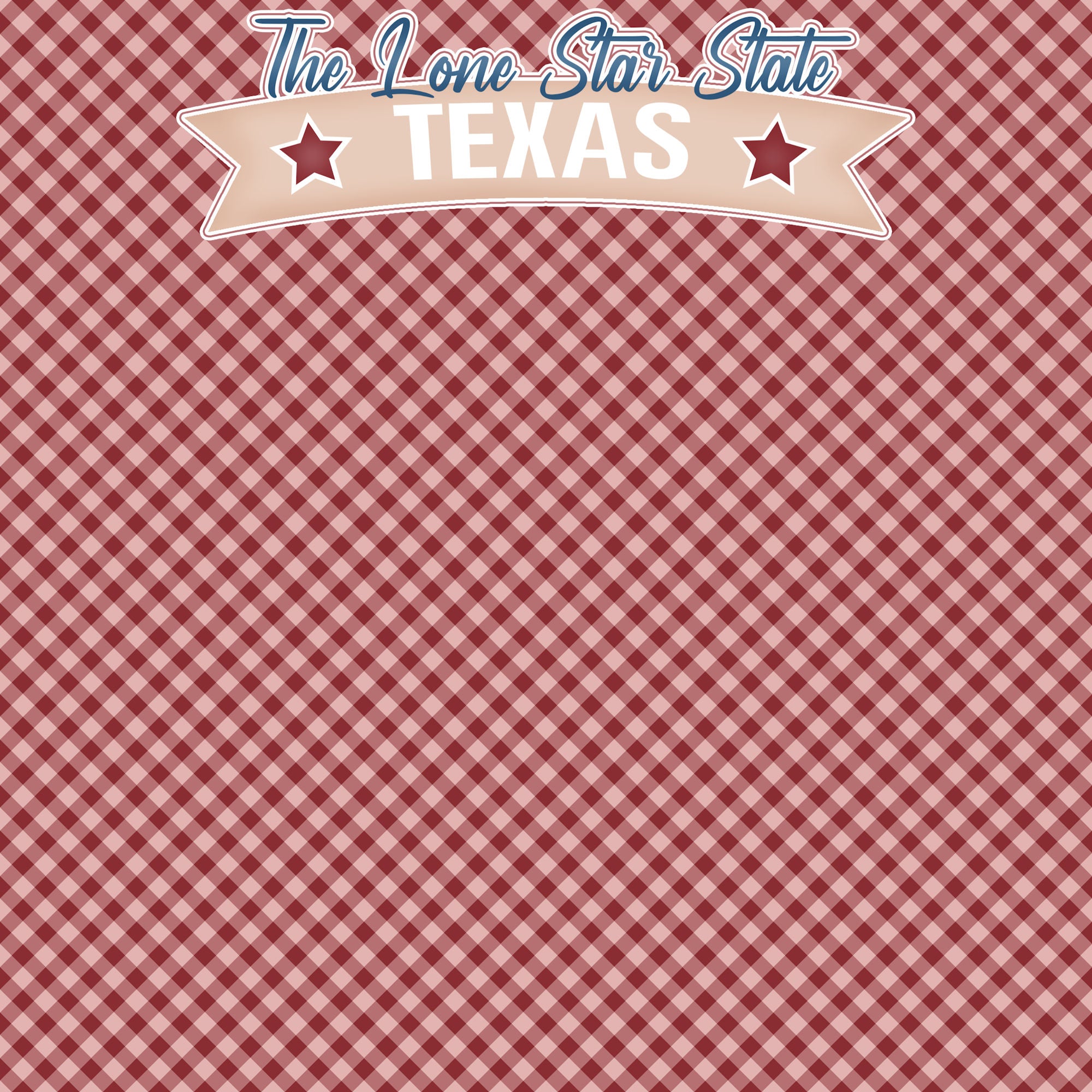 Texas Collection The Lone Star State 12 x 12 Double-Sided Scrapbook Paper by SSC Designs