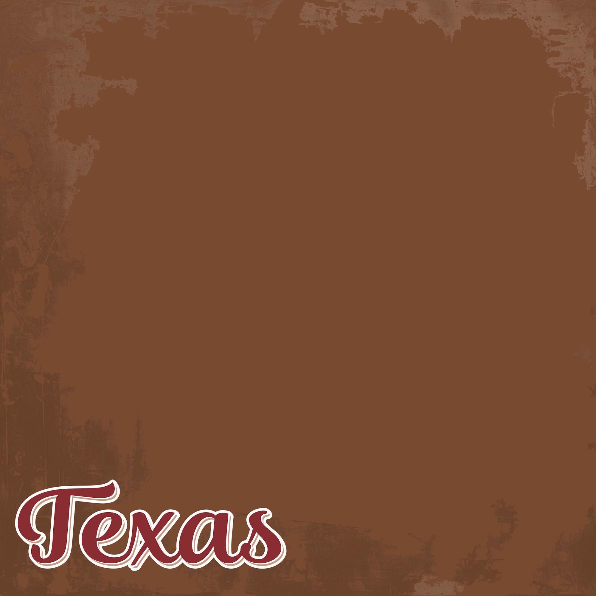 Texas Collection Texas Rodeo 12 x 12 Double-Sided Scrapbook Paper by SSC Designs