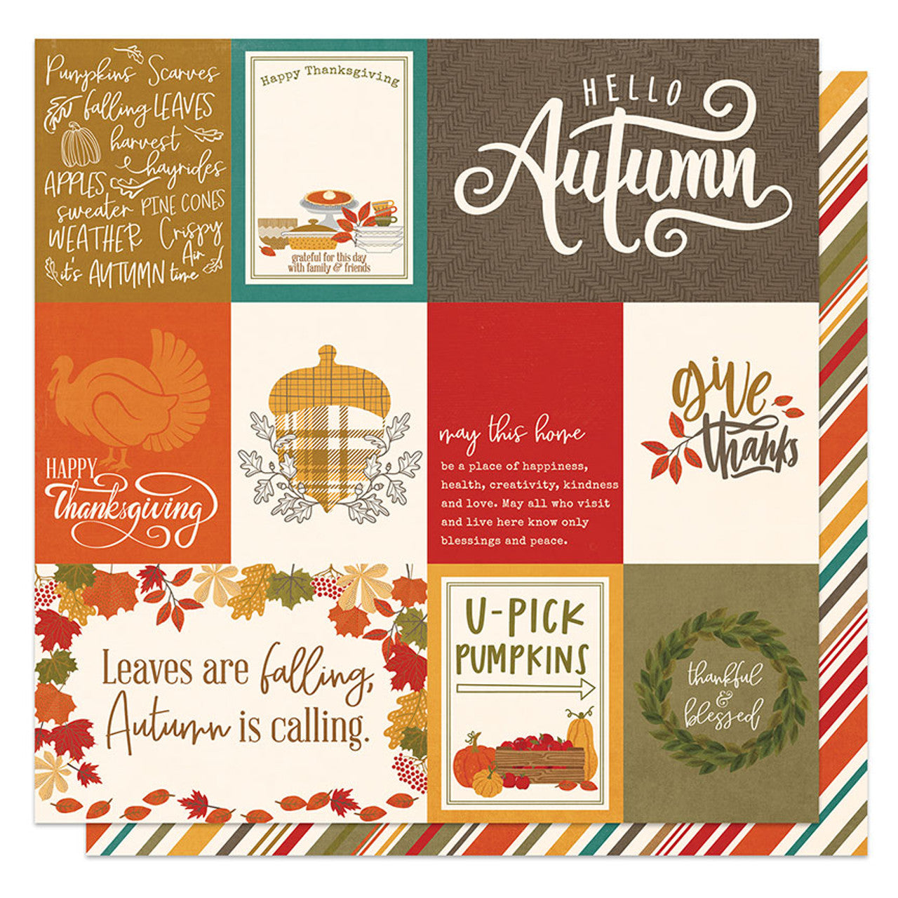 Thankful & Blessed Collection 12 x 12 Scrapbook Collection Pack by Photo Play Paper