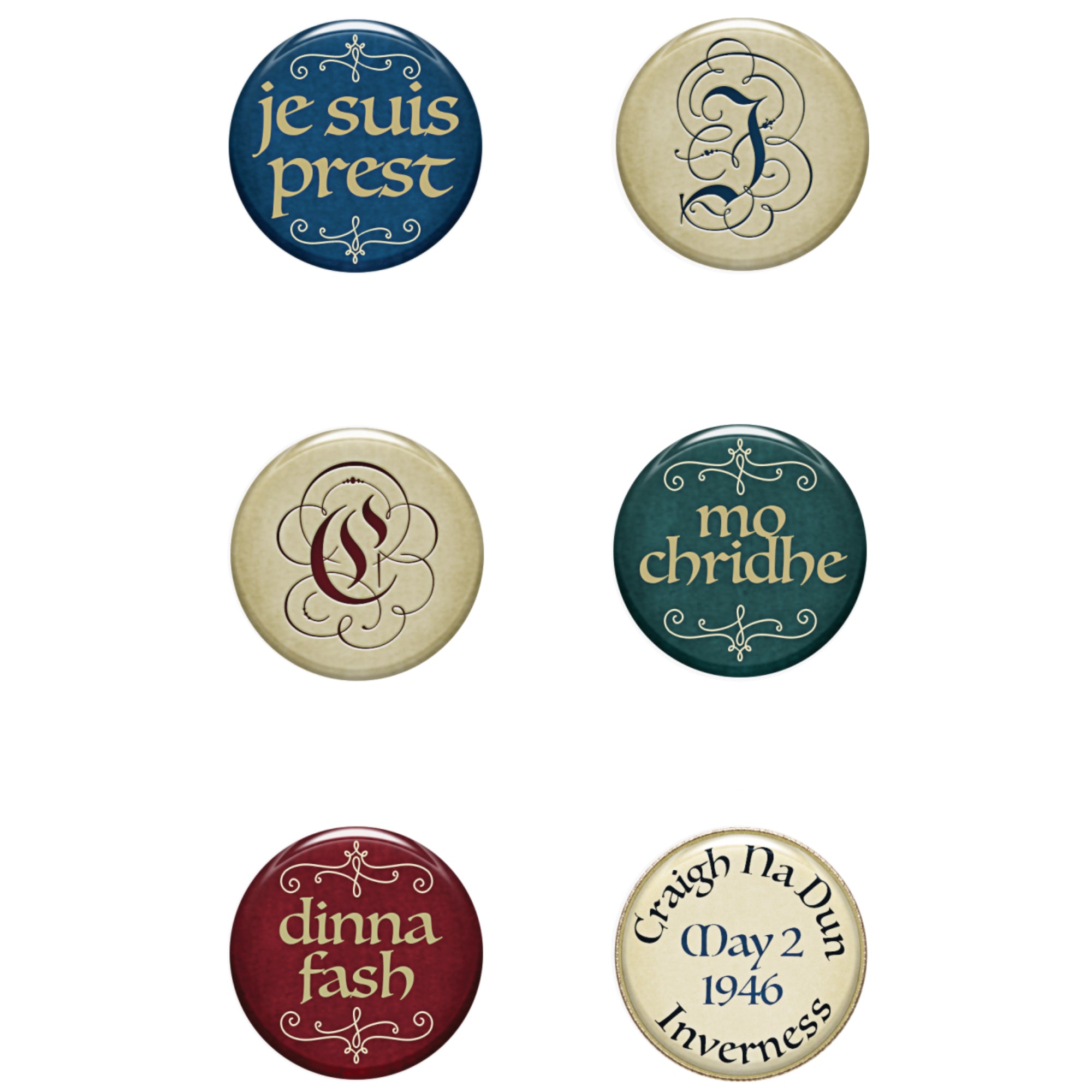 Through The Stones Collection Button Bubbles Scrapbook Embellishments by SSC Designs