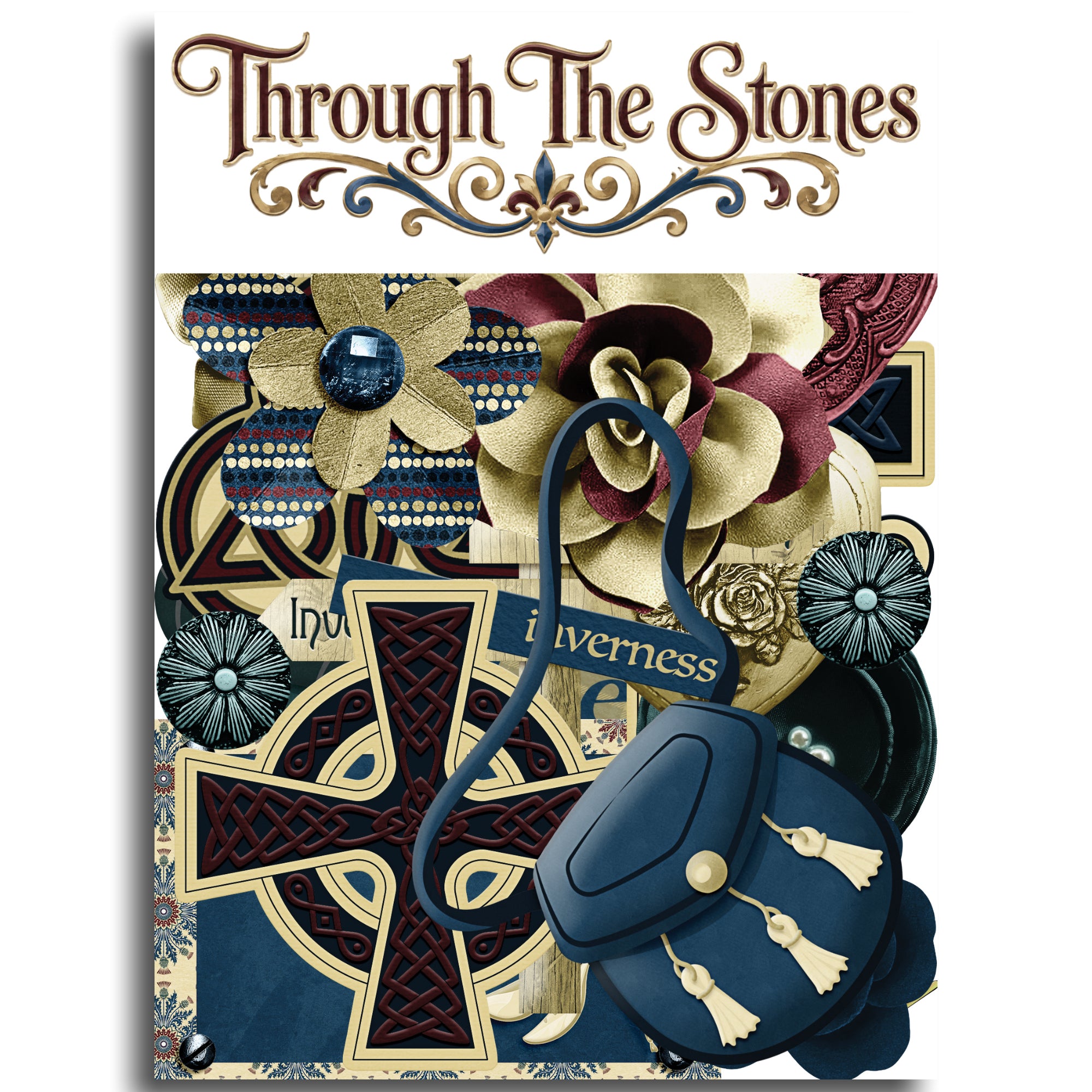 Through The Stones 12 x 12 Scrapbook Paper & Embellishment Kit by SSC Designs