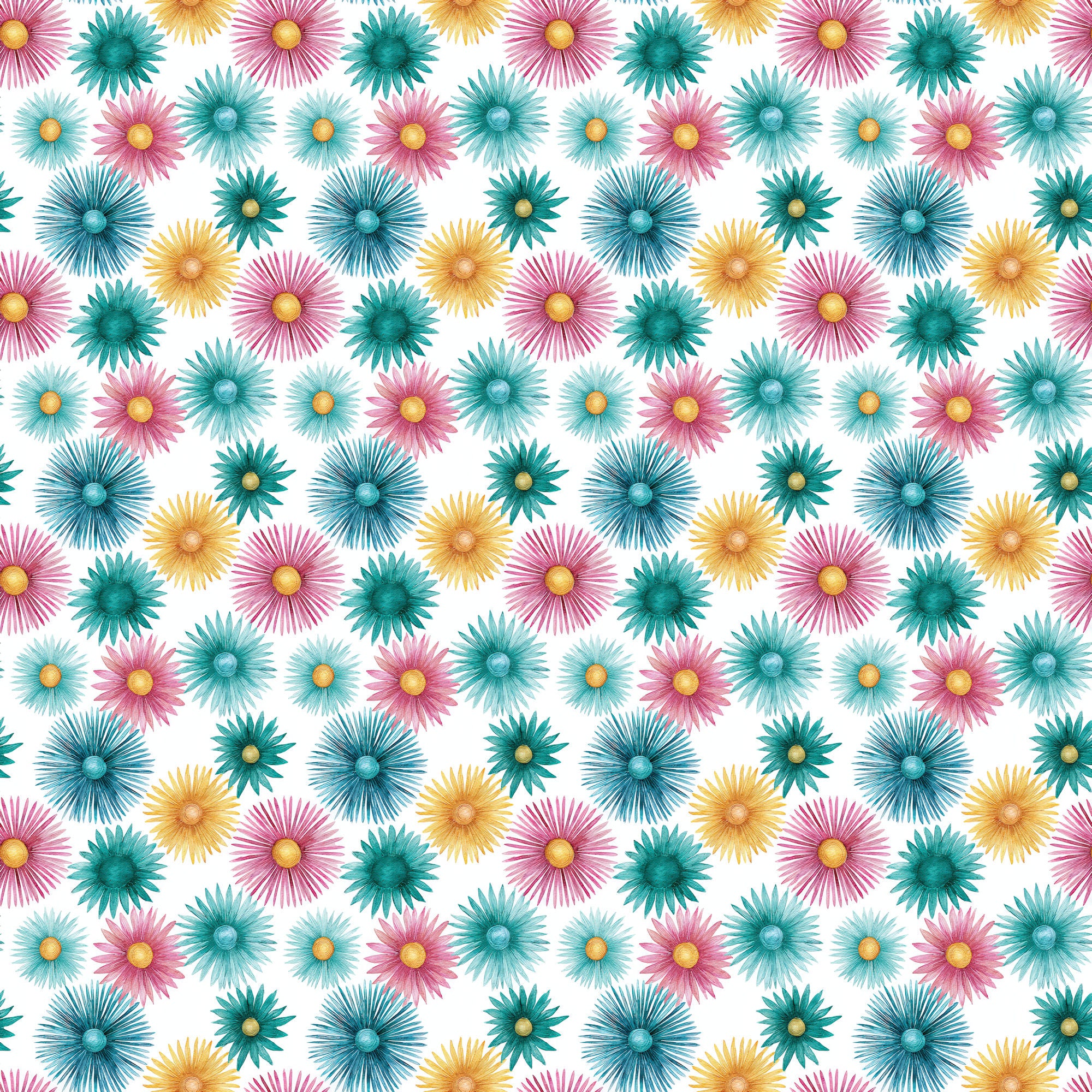 Tropic Like It's Hot Collection Hibiscus Hues 12 x 12 Double-Sided Scrapbook Paper by SSC Designs