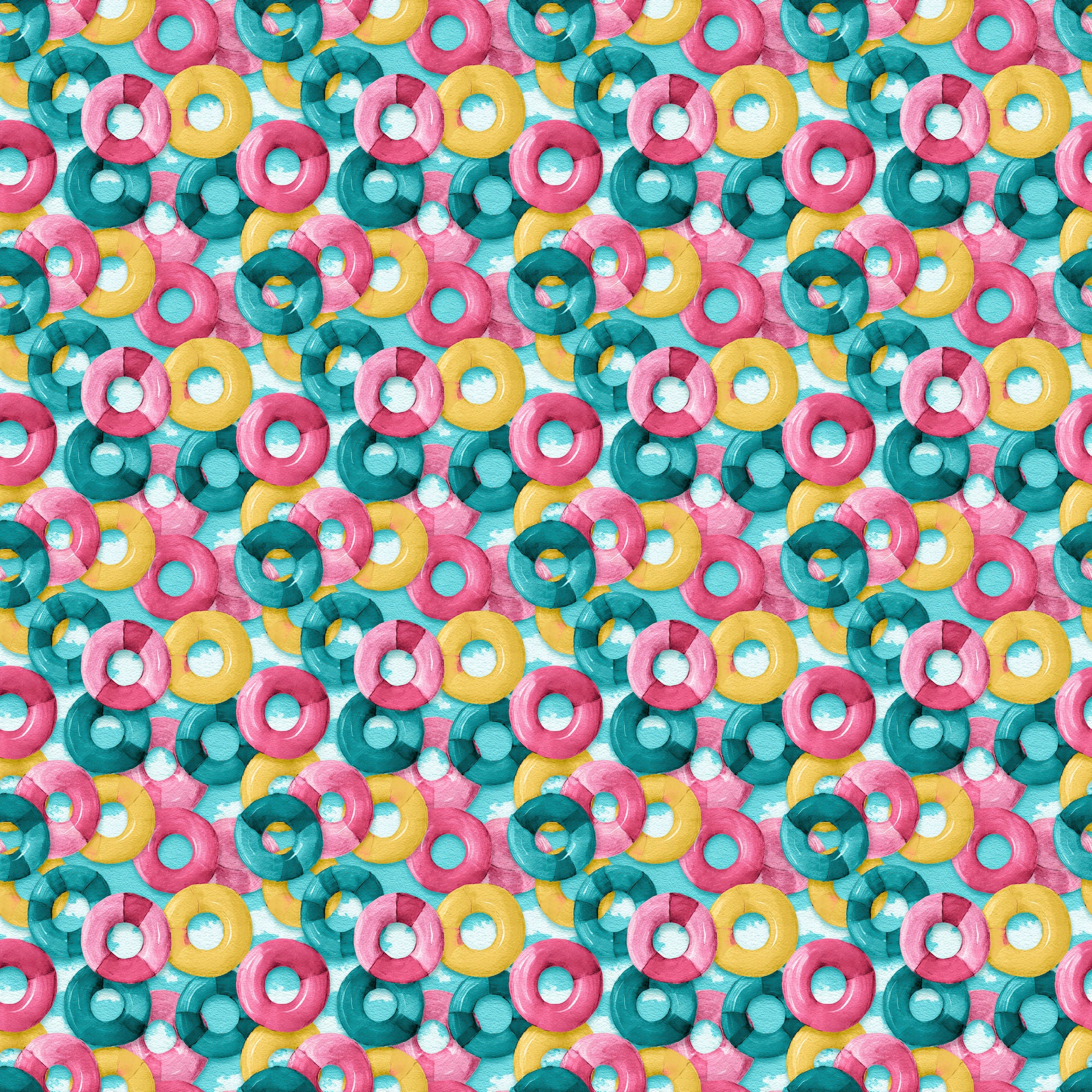 Tropic Like It's Hot Collection Splash Zone 12 x 12 Double-Sided Scrapbook Paper by SSC Designs