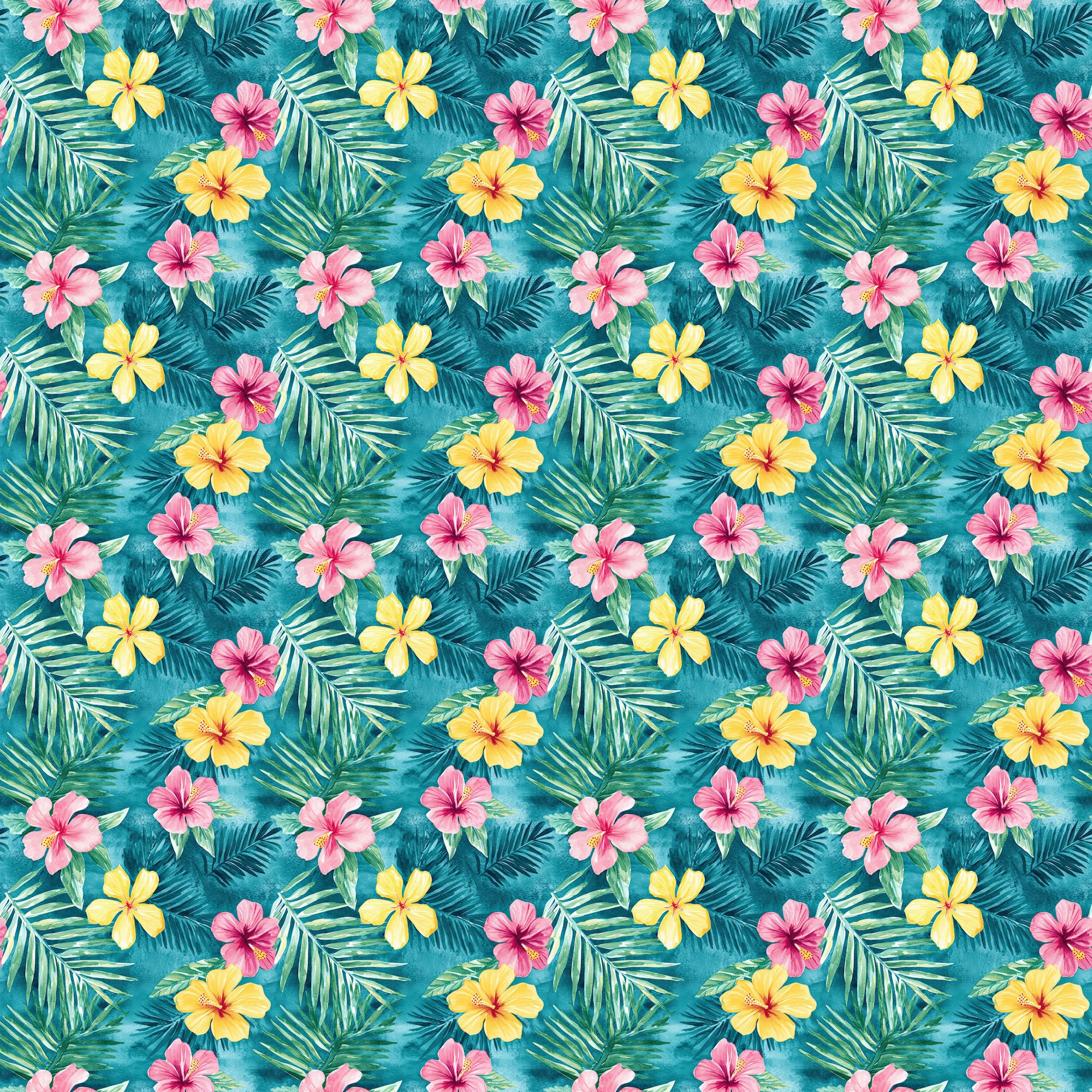 Tropic Like It's Hot Collection Paradise Found 12 x 12 Double-Sided Scrapbook Paper by SSC Designs