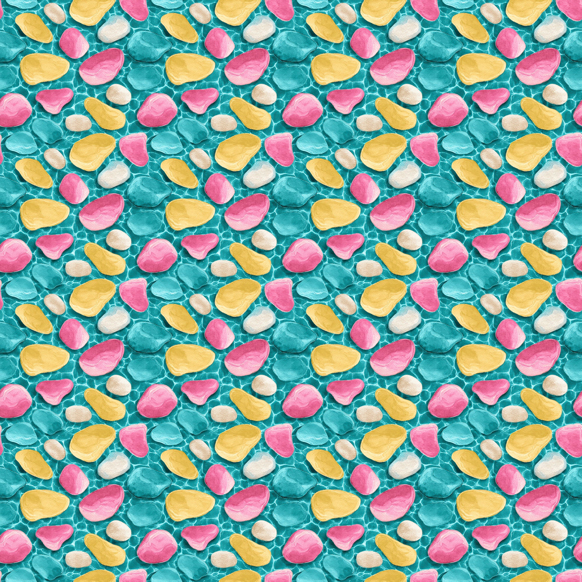 Tropic Like It's Hot Collection Cabana Cool 12 x 12 Double-Sided Scrapbook Paper by SSC Designs