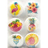 Tropic Like It's Hot Collection Button Bubbles 1" Self-Adhesive Scrapbook Embellishments by MH Flair & More