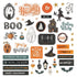 Trick or Treat Collection 12 x 12 Scrapbook Sticker Sheet by Photo Play Paper