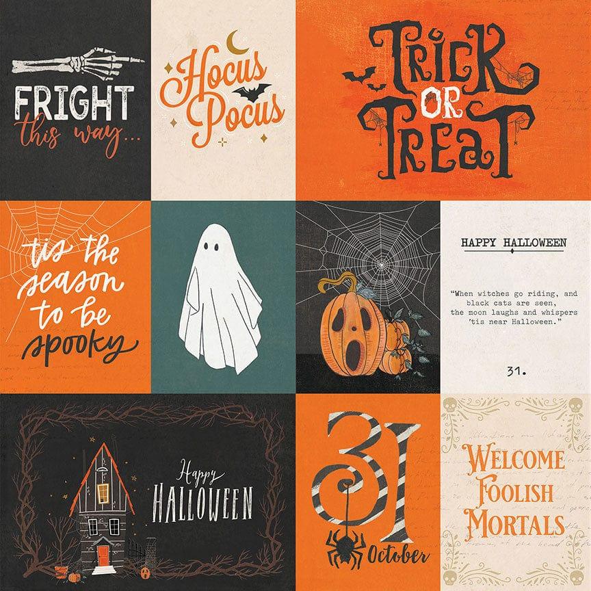 Trick or Treat Collection Fright This Way 12 x 12 Double-Sided Scrapbook Paper by Photo Play Paper - Scrapbook Supply Companies