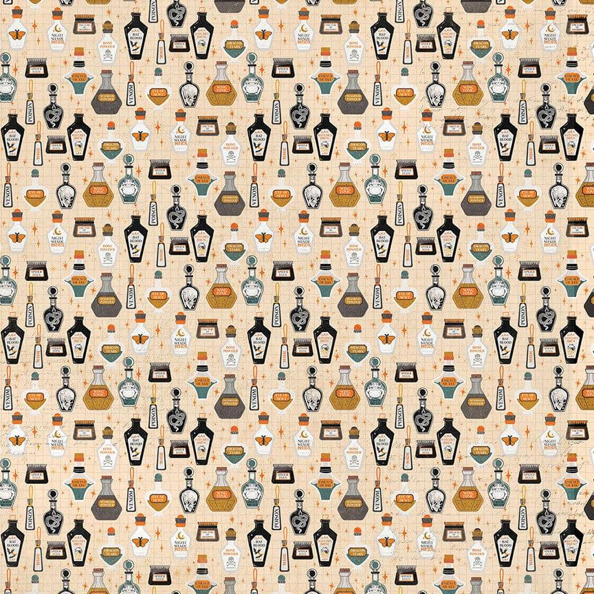 Trick or Treat Collection Witches Brew 12 x 12 Double-Sided Scrapbook Paper by Photo Play Paper - Scrapbook Supply Companies