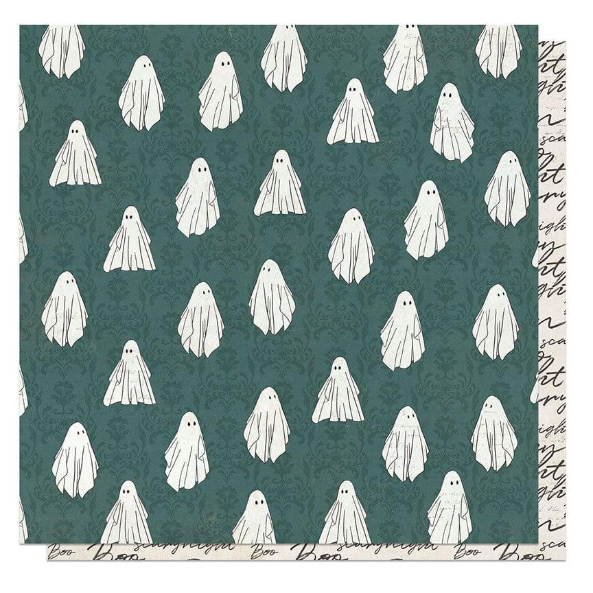 Trick or Treat Collection Little Boo 12 x 12 Double-Sided Scrapbook Paper by Photo Play Paper