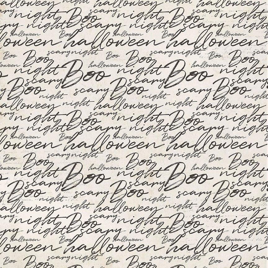 Trick or Treat Collection Little Boo 12 x 12 Double-Sided Scrapbook Paper by Photo Play Paper - Scrapbook Supply Companies