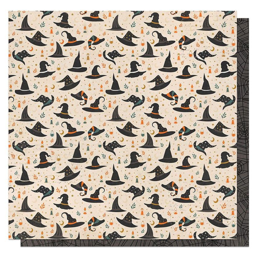 Trick or Treat Collection Magic Hat 12 x 12 Double-Sided Scrapbook Paper by Photo Play Paper