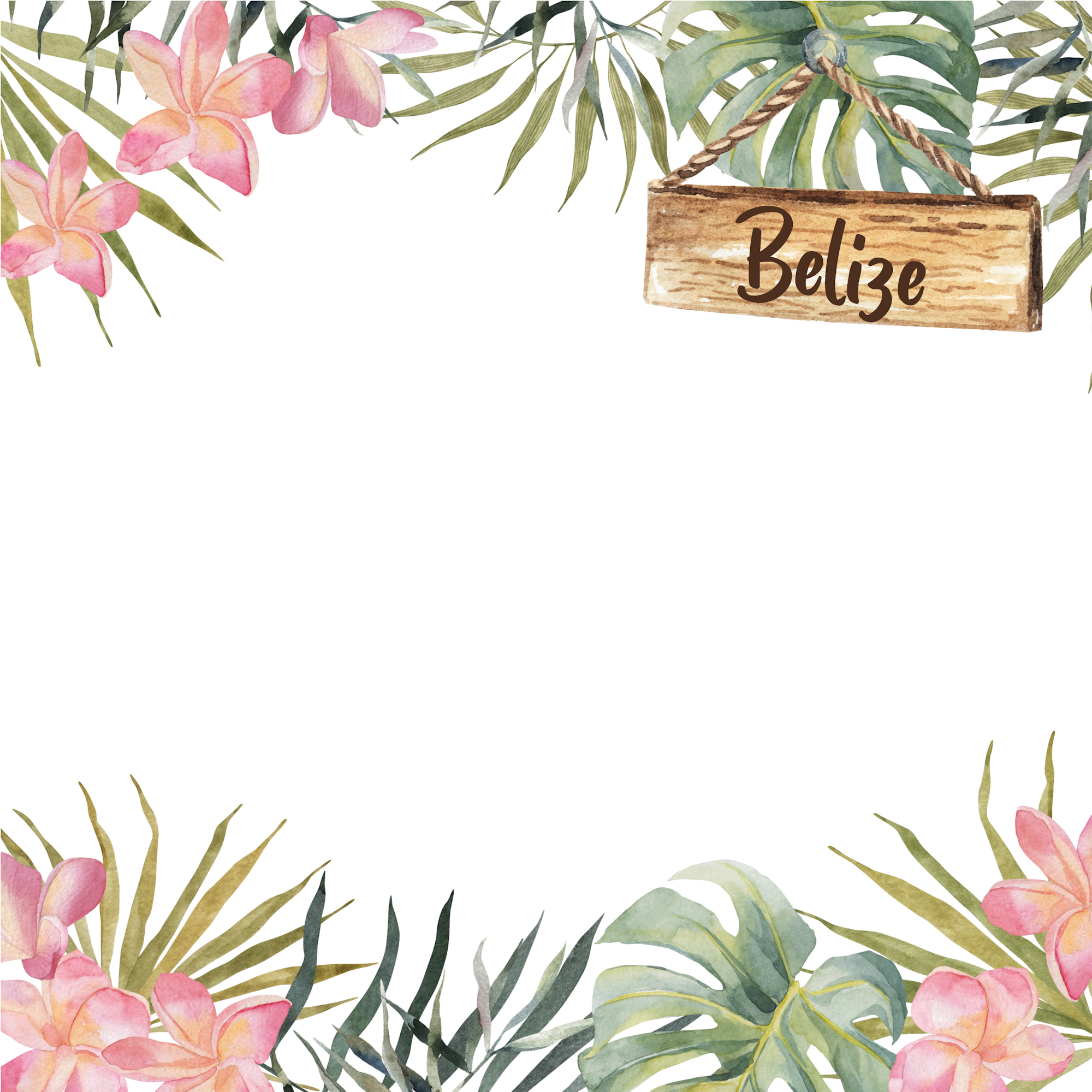 Tropical Paradise Collection Belize 12 x 12 Double-Sided Scrapbook Paper by SSC Designs