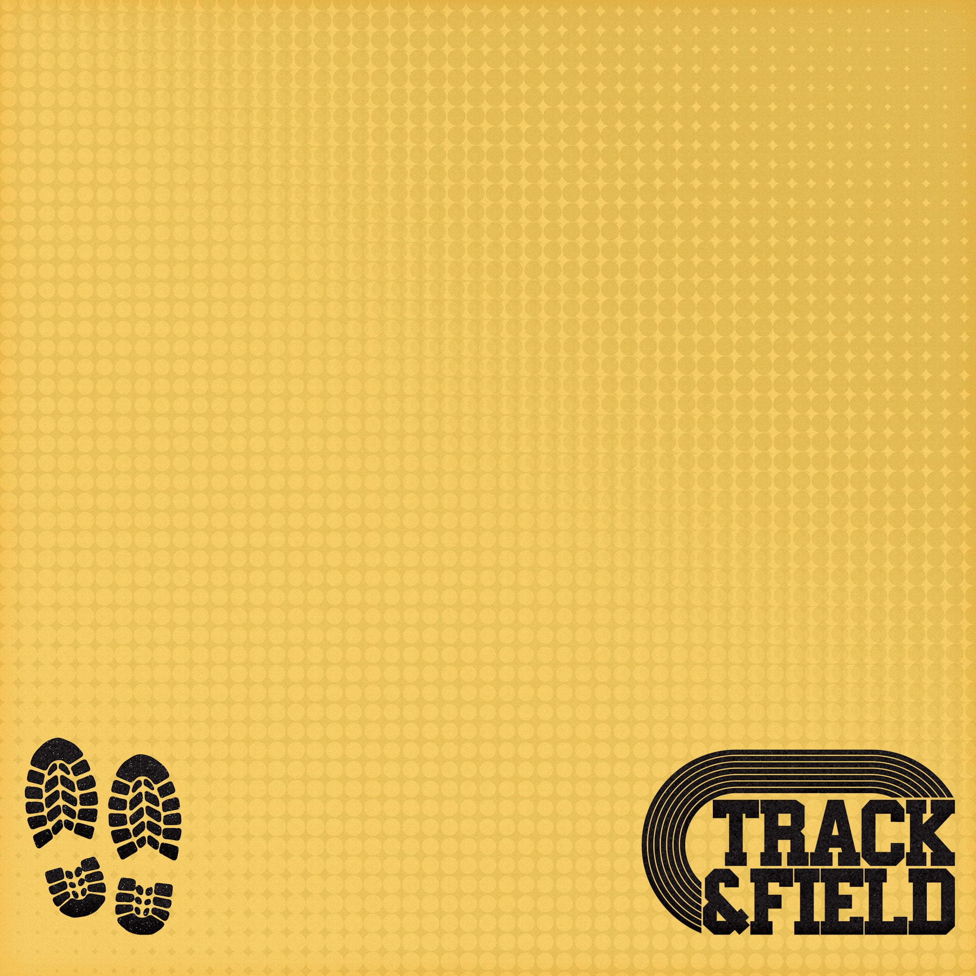 Track & Field Collection Track & Field 12 x 12 Double-Sided Scrapbook Paper by SSC Designs