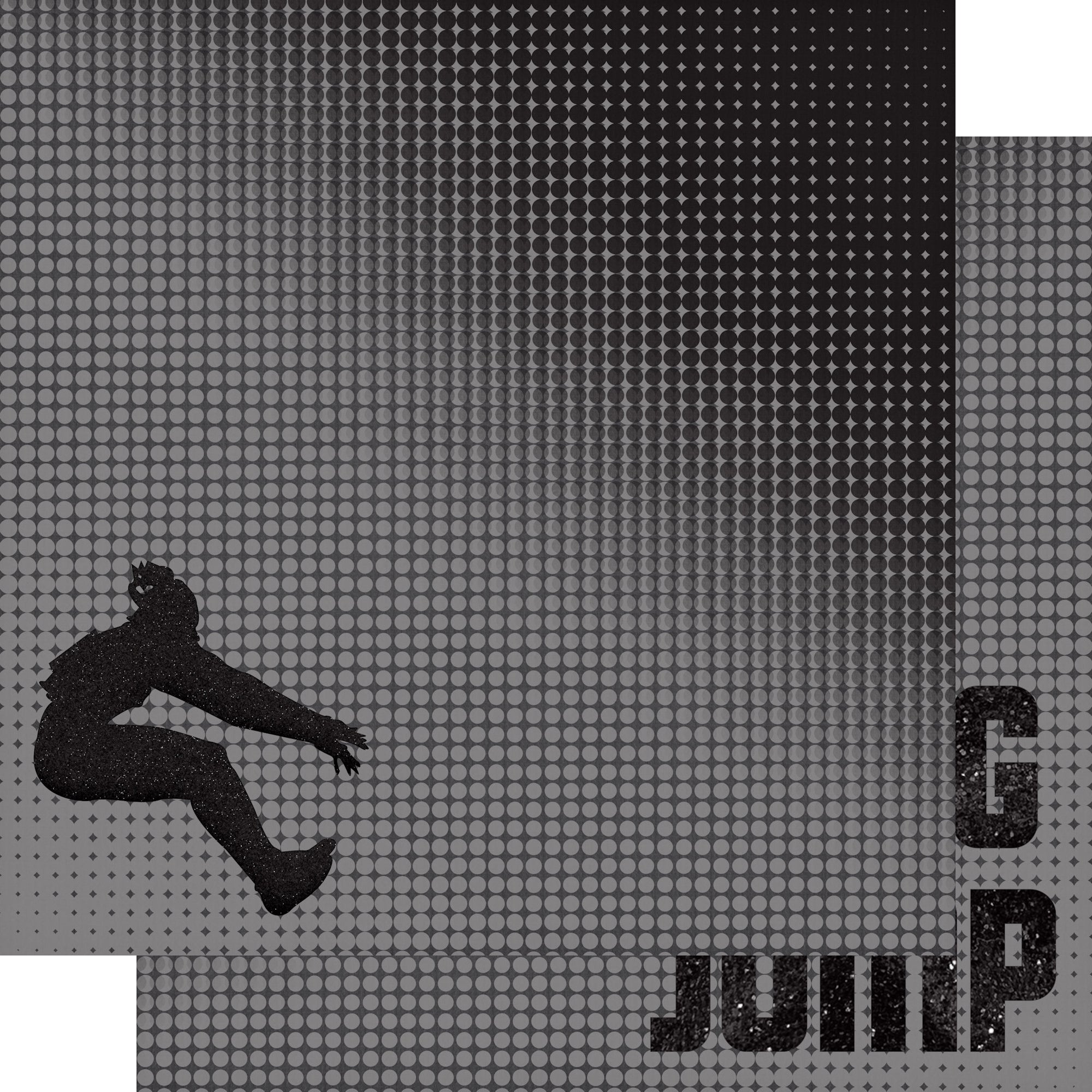 Track & Field Collection Long Jump 12 x 12 Double-Sided Scrapbook Paper by SSC Designs