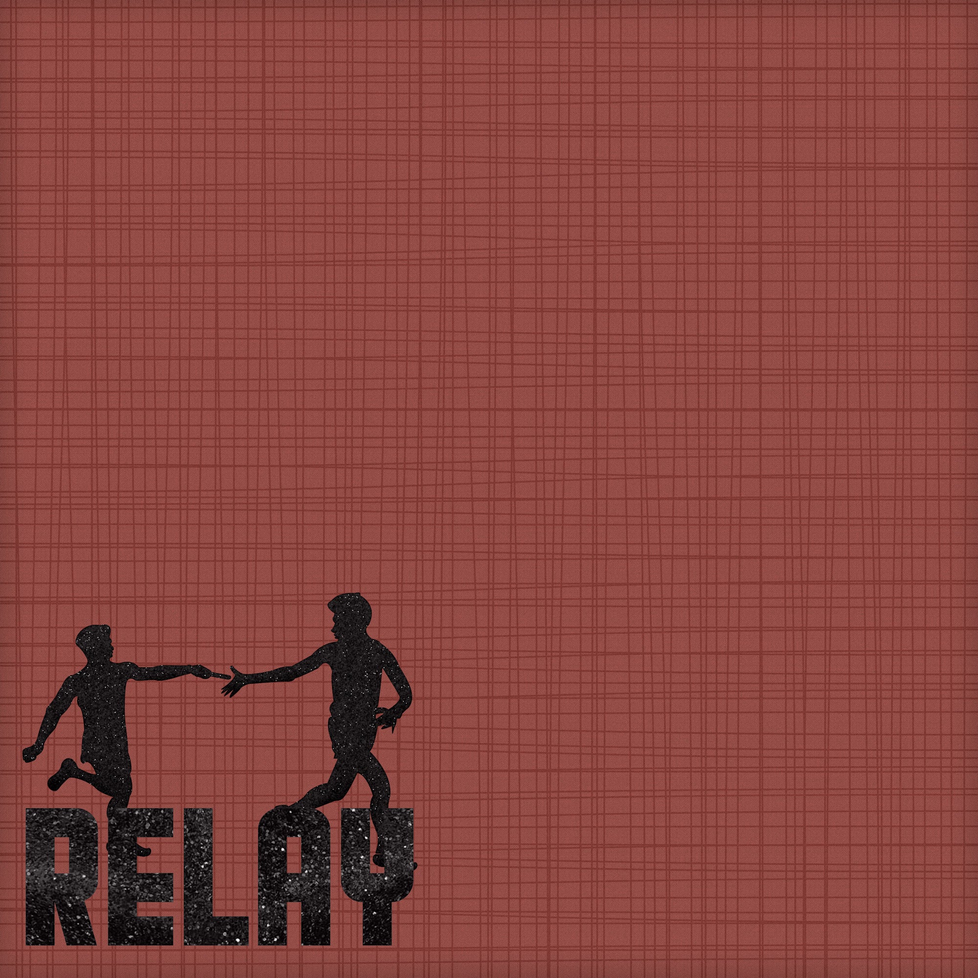 Track & Field Collection Relay Race 12 x 12 Double-Sided Scrapbook Paper by SSC Designs