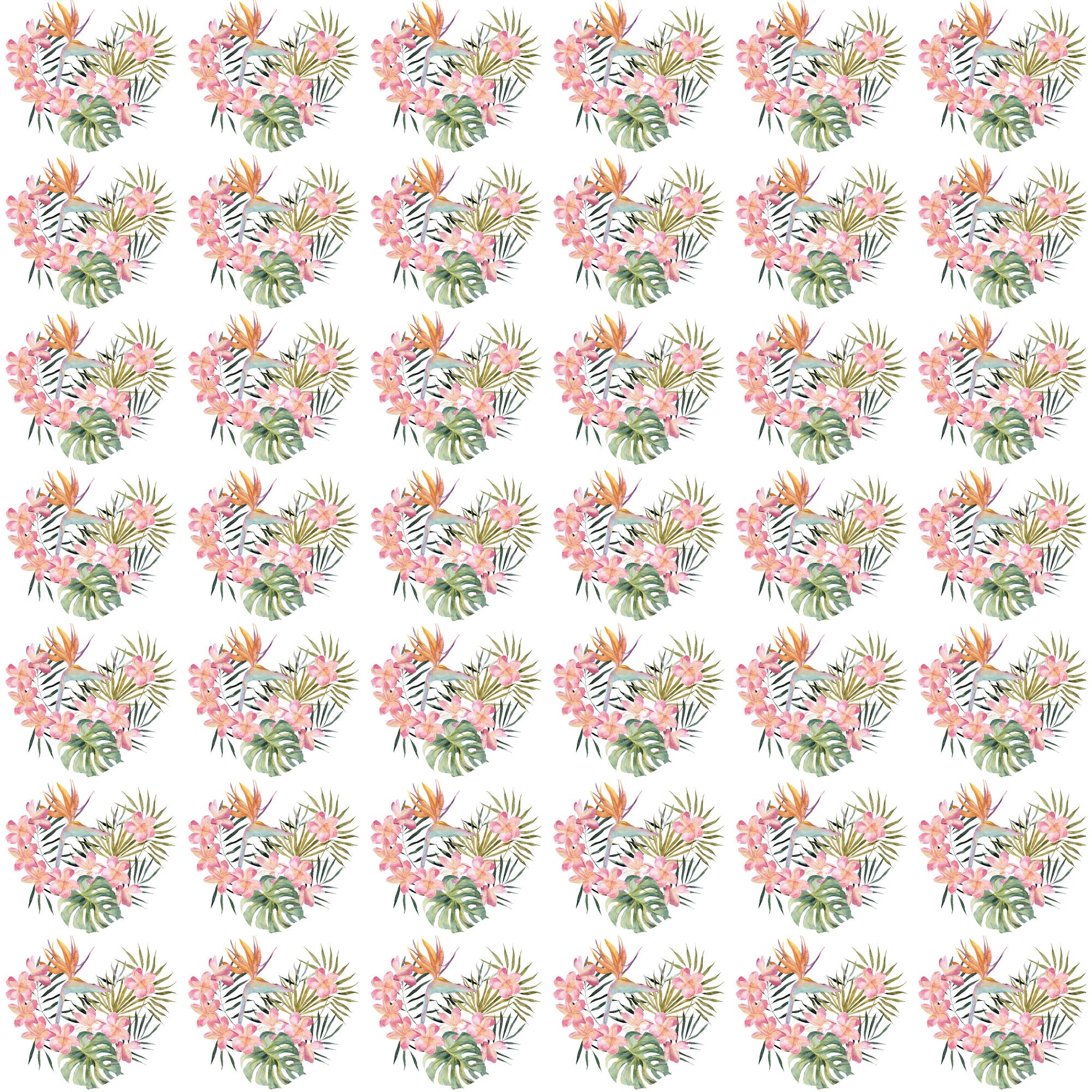 Tropical Paradise Collection Exhilarating 12 x 12 Double-Sided Scrapbook Paper by SSC Designs