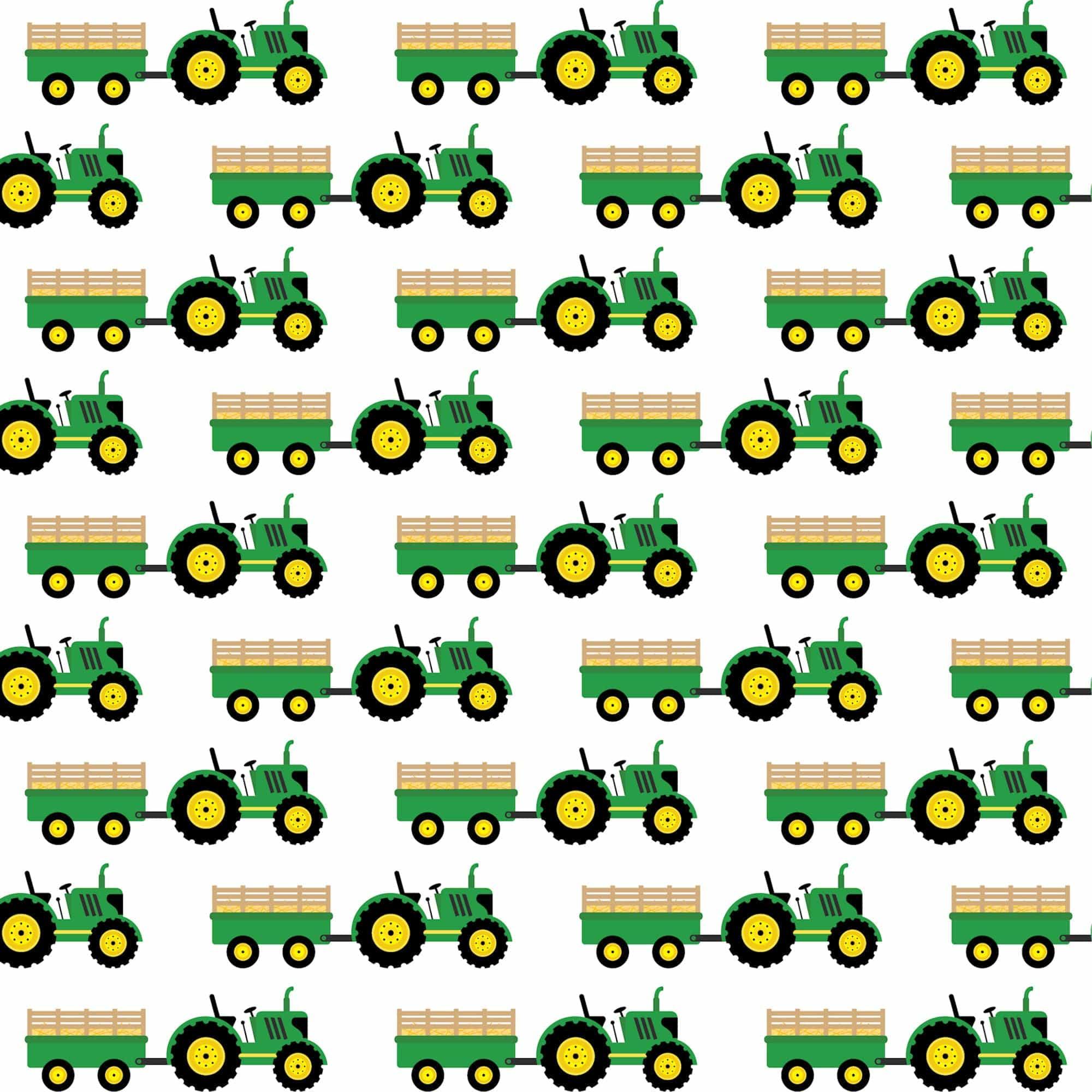 Tractor Time Collection Crop Hopper 12 x 12 Double-Sided Scrapbook Paper by SSC Designs - Scrapbook Supply Companies