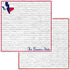 Fifty States Collection Texas 12 x 12 Double-Sided Scrapbook Paper by SSC Designs