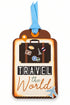 Let's Go Travel Collection Travel The World Accent Tag by SSC Designs
