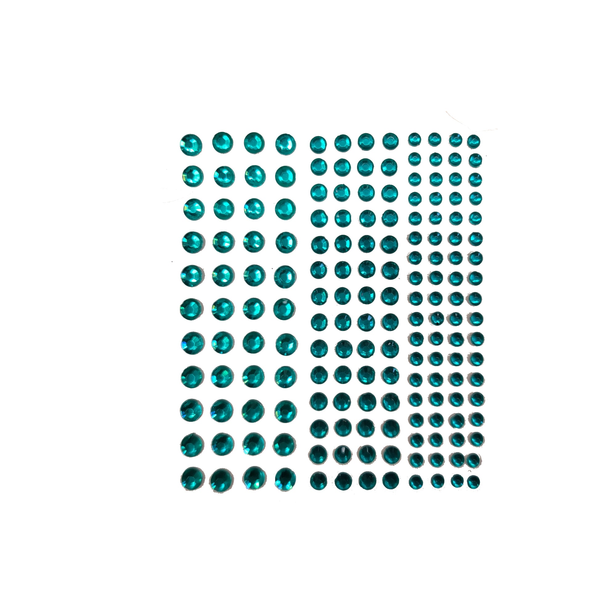 Basically Bling Collection 3, 4 & 5 mm Turquoise Gem Scrapbook Embellishments by SSC Designs - 172 Pieces