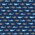 Under Sea Adventures Collection Sneaky Sharks 12 x 12 Double-Sided Scrapbook Paper by Echo Park Paper