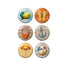 Under The Boardwalk Collection Button Bubbles 1" Self-Adhesive Scrapbook Embellishments by SSC Designs
