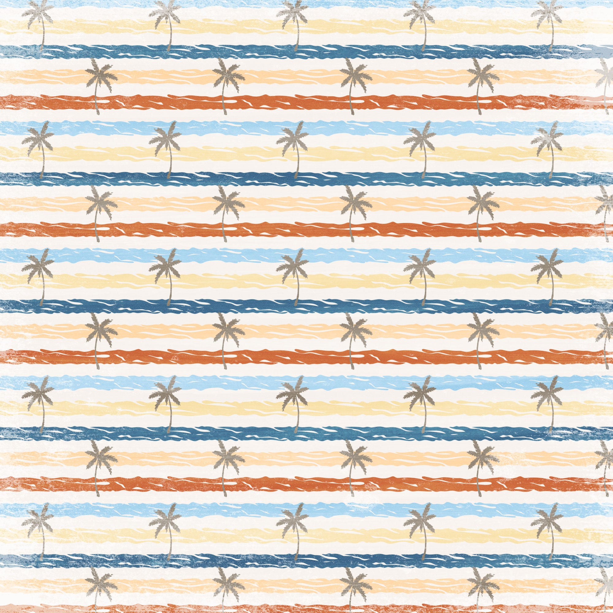 Under The Boardwalk Collection Walking The Shore 12 x 12 Double-Sided Scrapbook Paper by SSC Designs