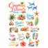 Vacation Vibes Collection Cayman Islands Laser Cut Scrapbook Ephemera Embellishments by SSC Designs