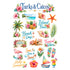 Vacation Vibes Collection Turks and Caico Laser Cut Scrapbook Ephemera Embellishments by SSC Designs