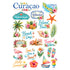 Vacation Vibes Collection Caracao Laser Cut Scrapbook Ephemera Embellishments by SSC Designs