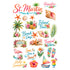Vacation Vibes Collection St. Martin Laser Cut Scrapbook Ephemera Embellishments by SSC Designs