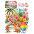 Vacation Vibes Collection St. Martin Laser Cut Scrapbook Ephemera Embellishments by SSC Designs