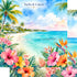 Vacation Vibes Collection Turks and Caicos 12 x 12 Double-Sided Scrapbook Paper by SSC Designs