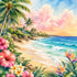 Vacation Vibes Collection Barbadoes Beaches 12 x 12 Double-Sided Scrapbook Paper by SSC Designs