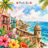 Vacation Vibes Collection Puerto Rico Paradise 12 x 12 Double-Sided Scrapbook Paper by SSC Designs